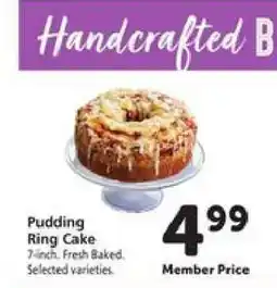 Safeway Pudding Ring Cake offer