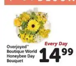Safeway Overjoyed Boutique World Honeybee Day Bouquet offer