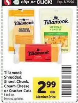 Safeway Tillamook Cheese offer