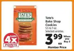 Safeway Tate's Bake Shop Cookies offer