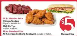 Safeway All American Footlong Sandwich offer