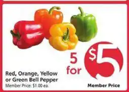 Safeway Bell Peppers offer
