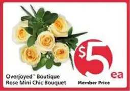 Safeway Overjoyed Boutique Rose Mini Chic Bouquet offer
