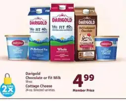 Safeway Darigold Chocolate or Fit Milk, Cottage Cheese offer