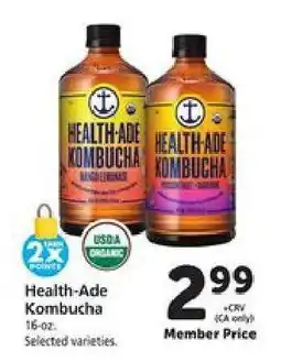 Safeway Health-Ade Kombucha offer