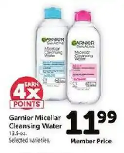 Safeway Garnier Micellar Cleansing Water offer