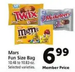 Safeway Mars Fun Size Bag offer