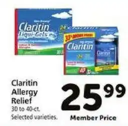 Safeway Claritin Allergy Relief offer