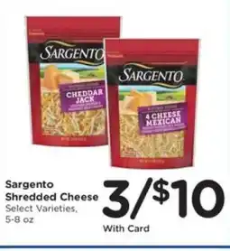 Pick'n Save Sargento Shredded Cheese offer