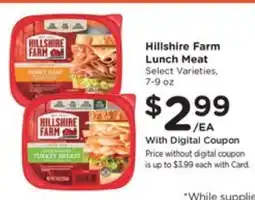 Pick'n Save Hillshire Farm Lunch Meat offer