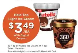 Pick'n Save HALO TOP Light Ice Cream offer
