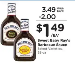 Pick'n Save Sweet Baby Ray's Barbecue Sauce offer