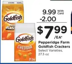Pick'n Save Pepperidge Farm Goldfish Crackers offer