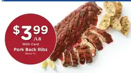 Pick'n Save Pork Back Ribs offer