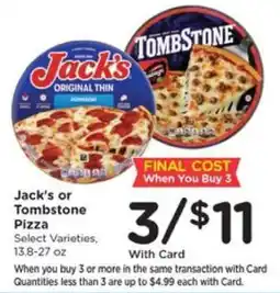 Pick'n Save Jack's or Tombstone Pizza offer