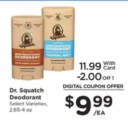 Pick'n Save Dr. Squatch Deodorant offer