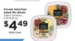 Pick'n Save Private Selection Salad Mix Bowls offer