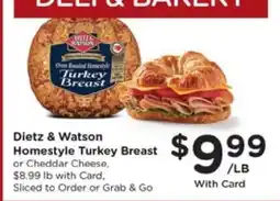 Pick'n Save Dietz & Watson Homestyle Turkey Breast offer
