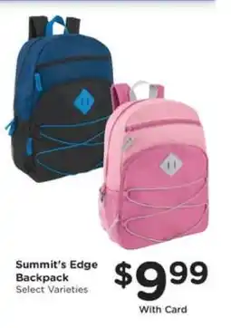 Pick'n Save Summit's Edge Backpack offer