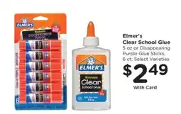 Pick'n Save Elmer’s Clear School Glue offer
