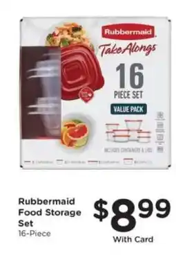Pick'n Save Rubbermaid Food Storage Set offer