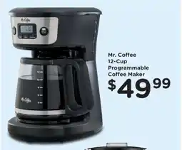 Kroger Mr. Coffee 12 Cup Programmable Coffee Maker offer