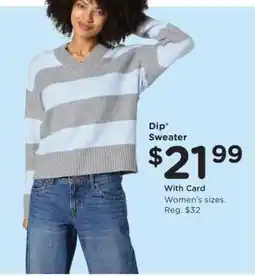 Kroger Dip Sweater offer