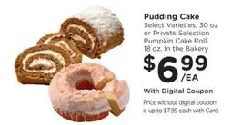 Kroger Pudding Cake offer