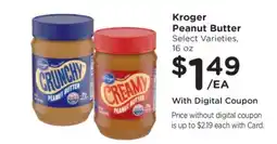 Kroger Kroger Peanut Butter offer