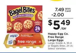 Kroger Happy Egg Co. Free Range Large Eggs offer
