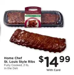 Kroger Home Chef St. Louis Style Ribs offer