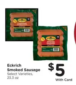 Kroger Eckrich Smoked Sausage offer