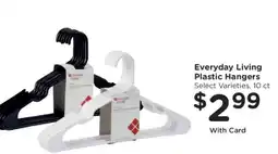 Kroger Everyday Living Plastic Hangers offer