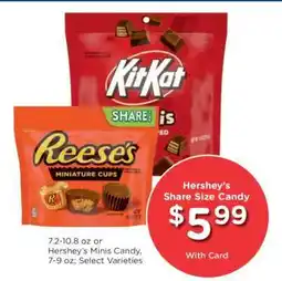 Kroger Hershey's Share Size Candy offer