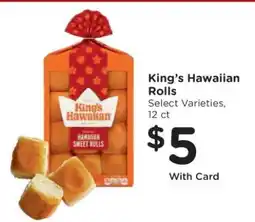 Kroger King's Hawaiian Rolls offer