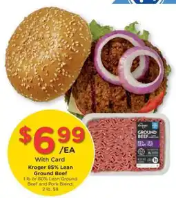 Kroger Kroger 85% Lean Ground Beef offer