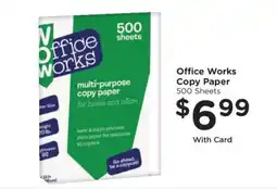 Kroger Office Works Copy Paper offer