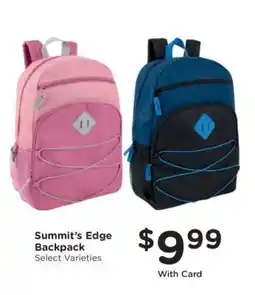 Kroger Summit's Edge Backpack offer