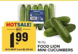 Food Lion FOOD LION MINI CUCUMBERS offer