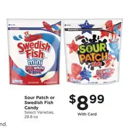 Kroger Sour Patch or Swedish Fish Candy offer