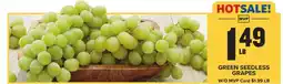 Food Lion Green Seedless Grapes offer