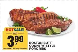 Food Lion Boston Butt Country Style Pork Ribs offer