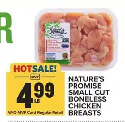 Food Lion Nature’s Promise Small Cut Boneless Chicken Breasts offer