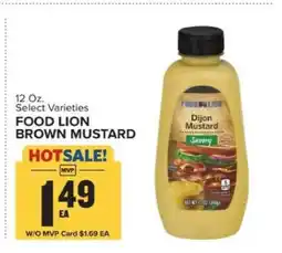 Food Lion FOOD LION BROWN MUSTARD offer
