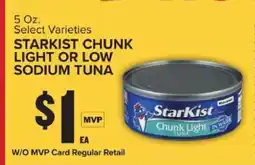 Food Lion StarKist Chunk Light or Low Sodium Tuna offer