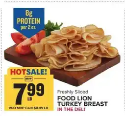 Food Lion FOOD LION TURKEY BREAST offer