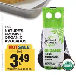 Food Lion Nature's Promise Organic Avocados offer