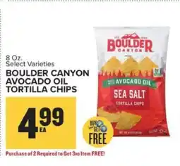 Food Lion Boulder Canyon Avocado Oil Tortilla Chips offer