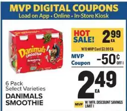 Food Lion Danimals Smoothie offer
