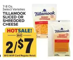 Food Lion Tillamook Sliced or Shredded Cheese offer